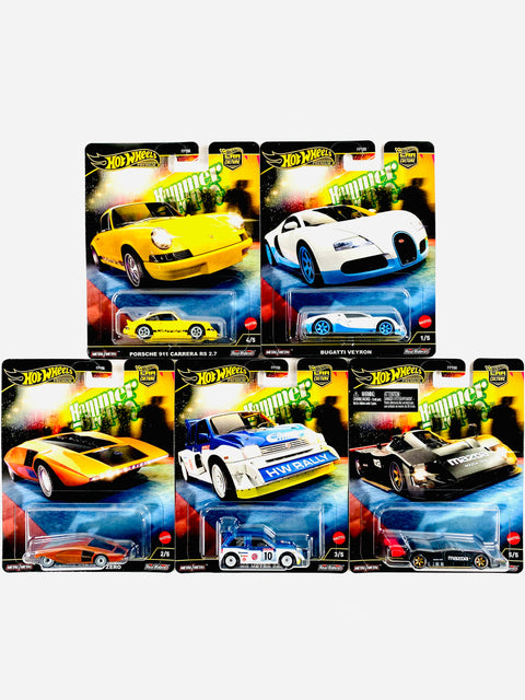 Hot Wheels 2025 Car Culture Hammer Drop Case F (Set of 5 Cars)