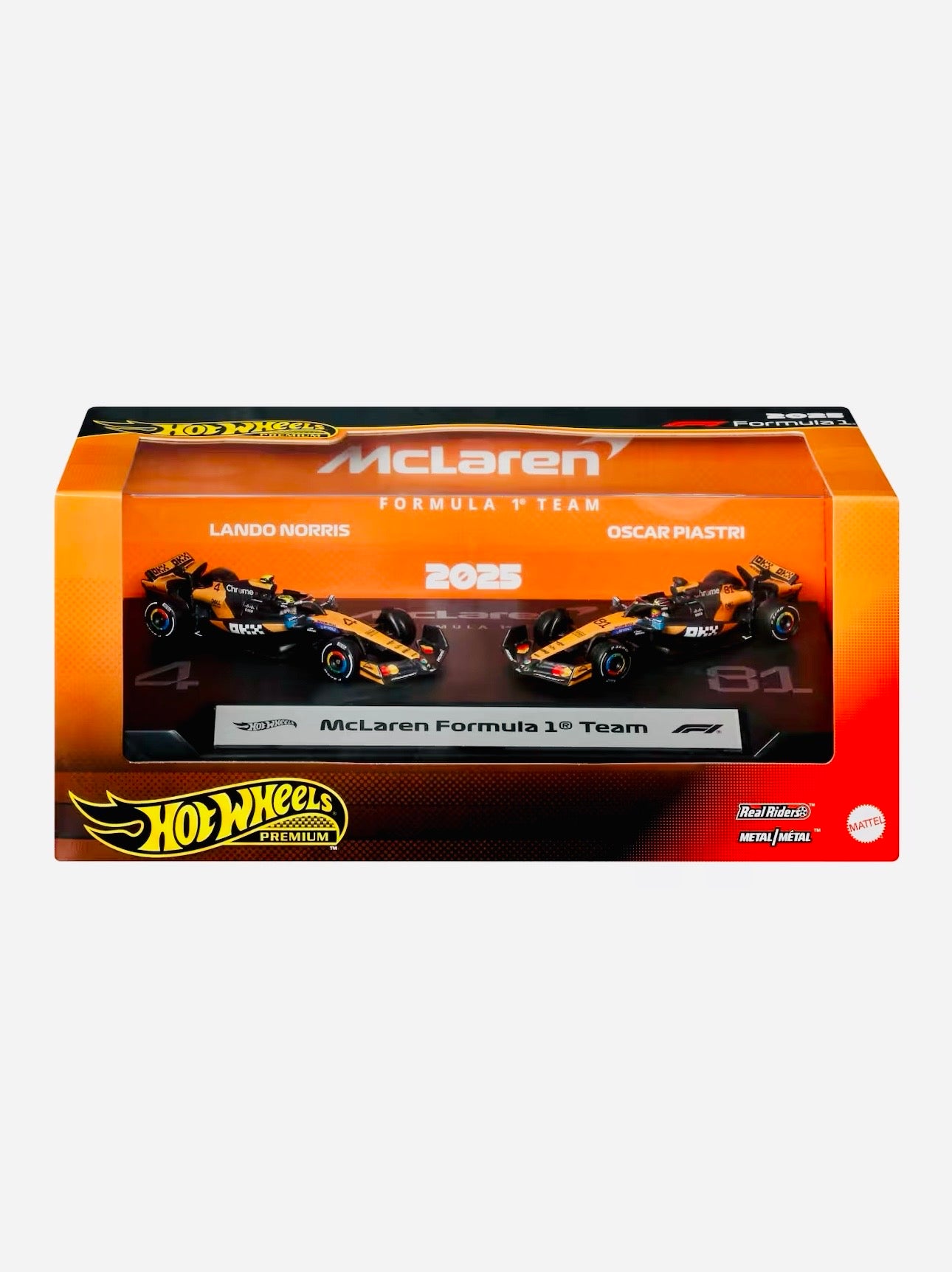 Hot Wheels 2026 F1 Formula One 2025 Racing Premium McLaren Team