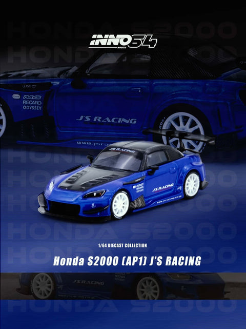 Inno64 Factory Sealed Honda S2000 J's Racing Blue
