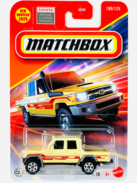 Matchbox 2025 Basic Case C '17 Toyota Landcruiser 78
