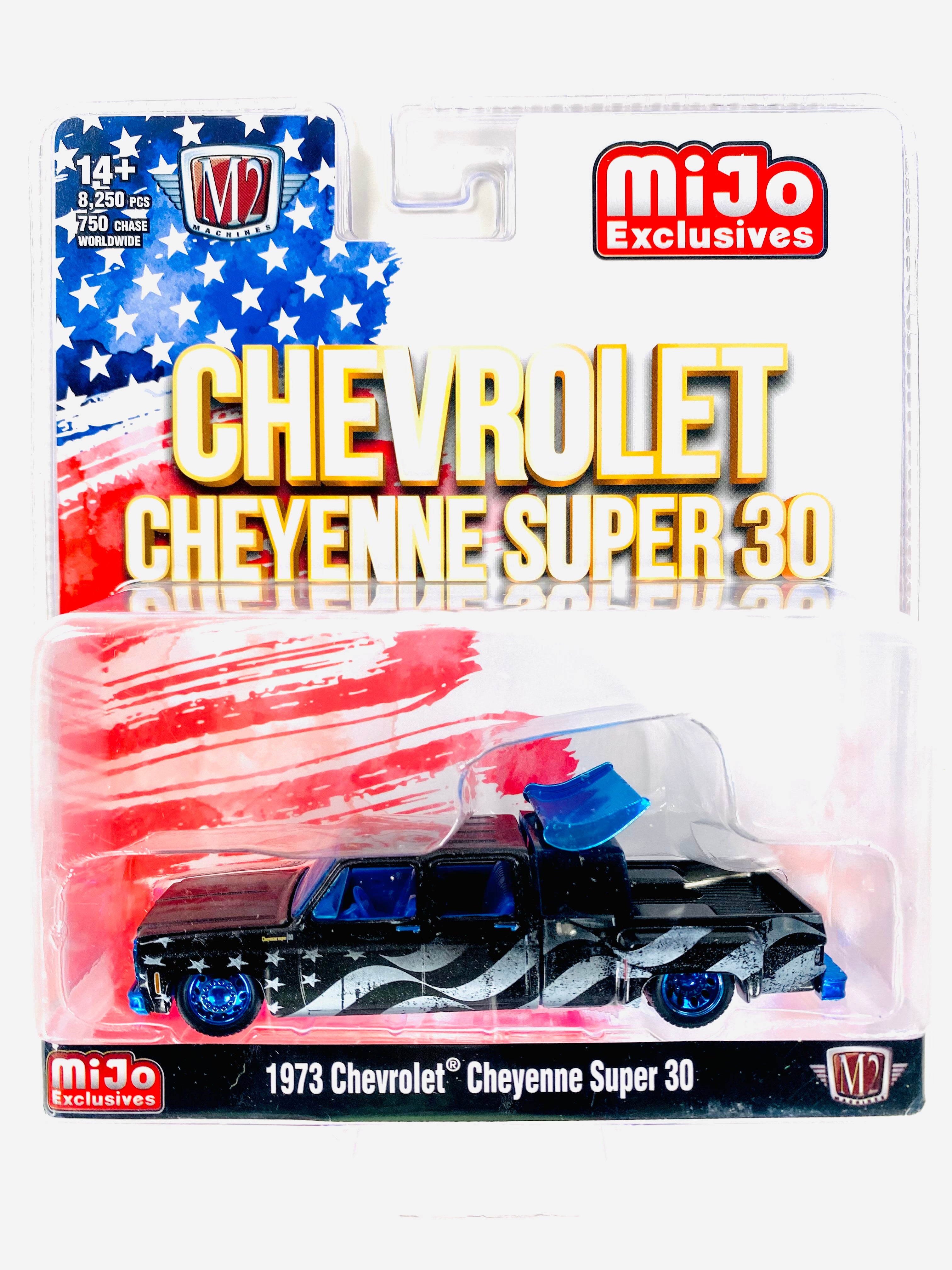 CHASE! M2 Mijo 1/64 '73 シャイアン スーパー30 M2 Machines Mijo Exclusives Stars and Stripes 1973 Chevrolet