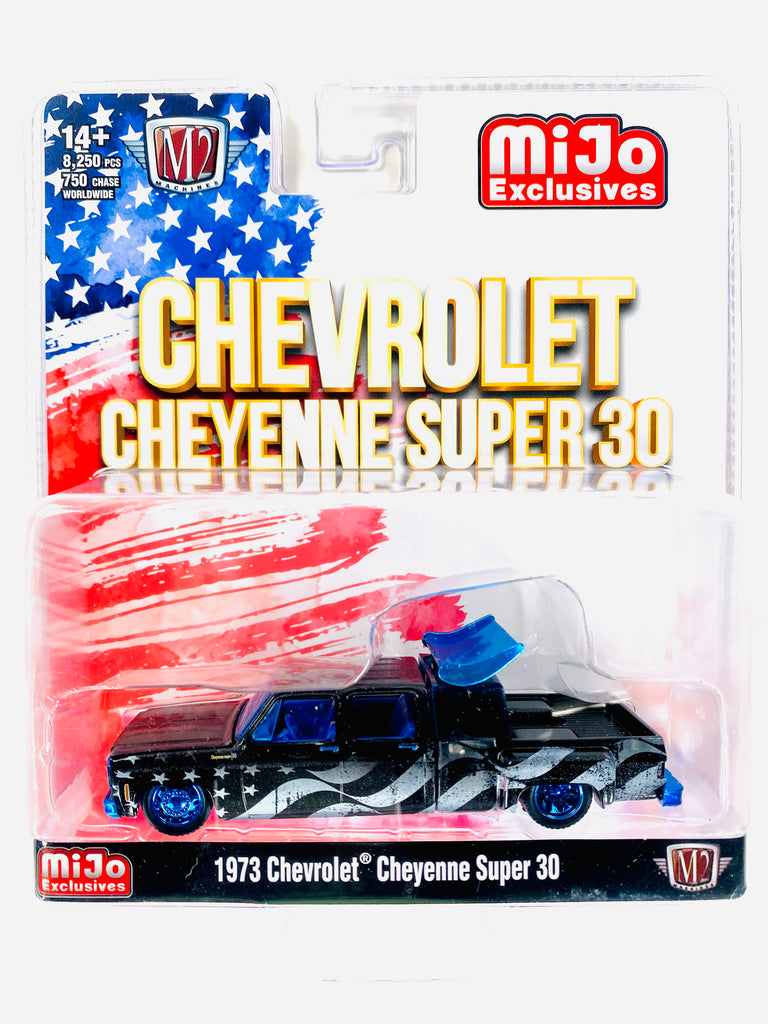 M2マシーン 1973 Chevrolet Cheyenne Super 30 M2 Machines Mijo Exclusives Stars and Stripes 1973 Chevrolet
