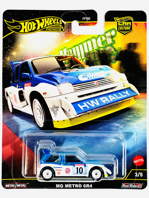 Hot Wheels 2025 Car Culture Hammer Drop MG Metro 6R4 - Damaged Card