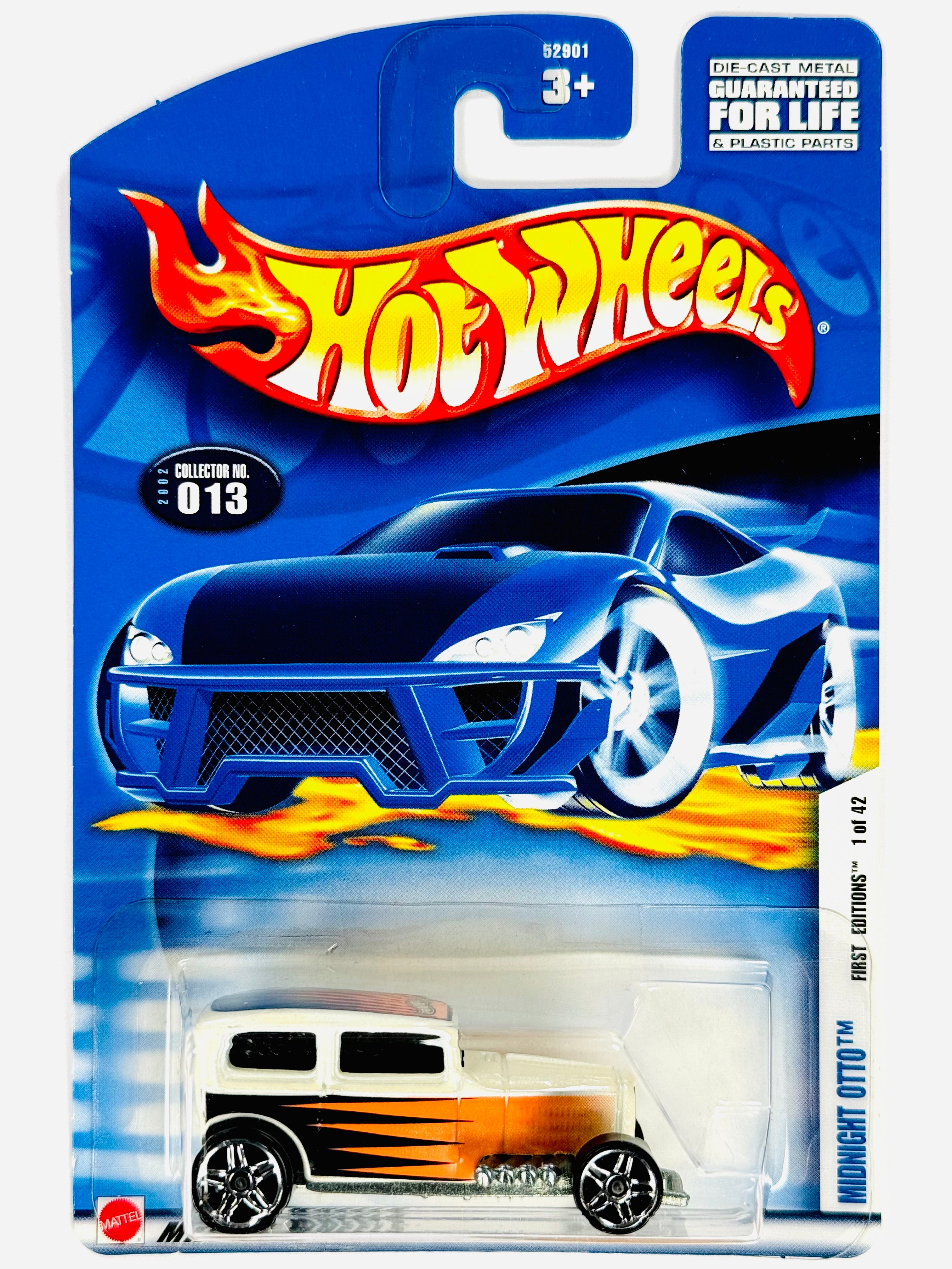 Hot Wheels First Editions Midnight Otto (1/42) - Damaged Card