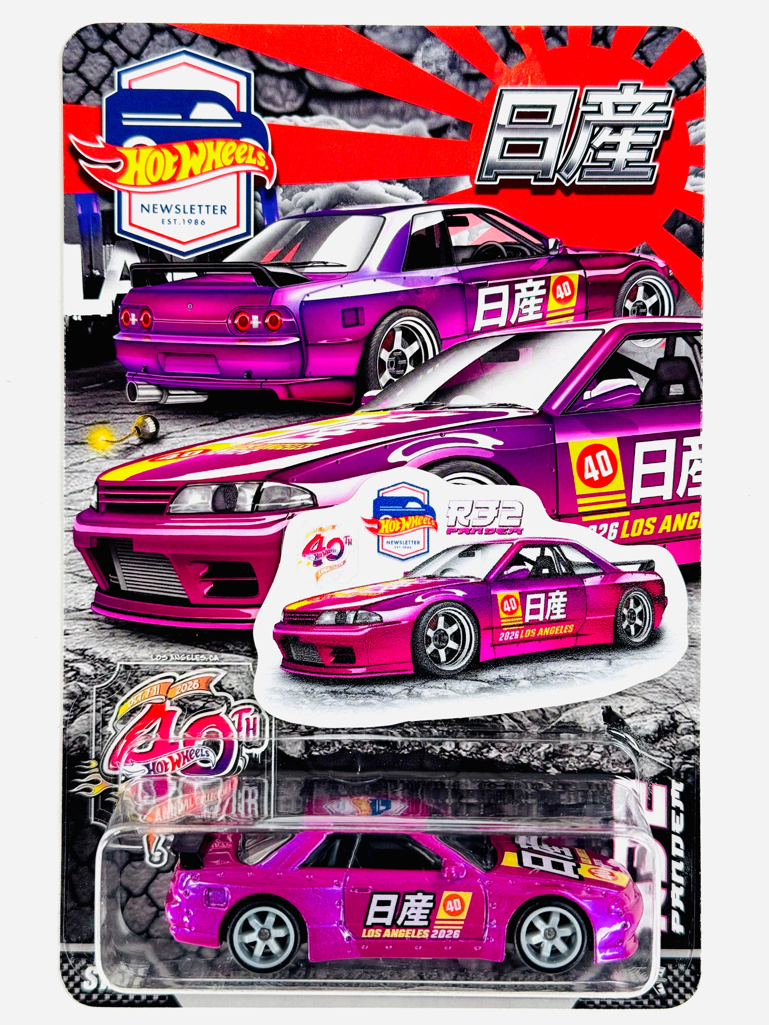 ミニカー Hotwheels 2026 Convention Nissan GTR Hot Wheels 2026 40th Annual Collectors Convention Los Angeles, CA