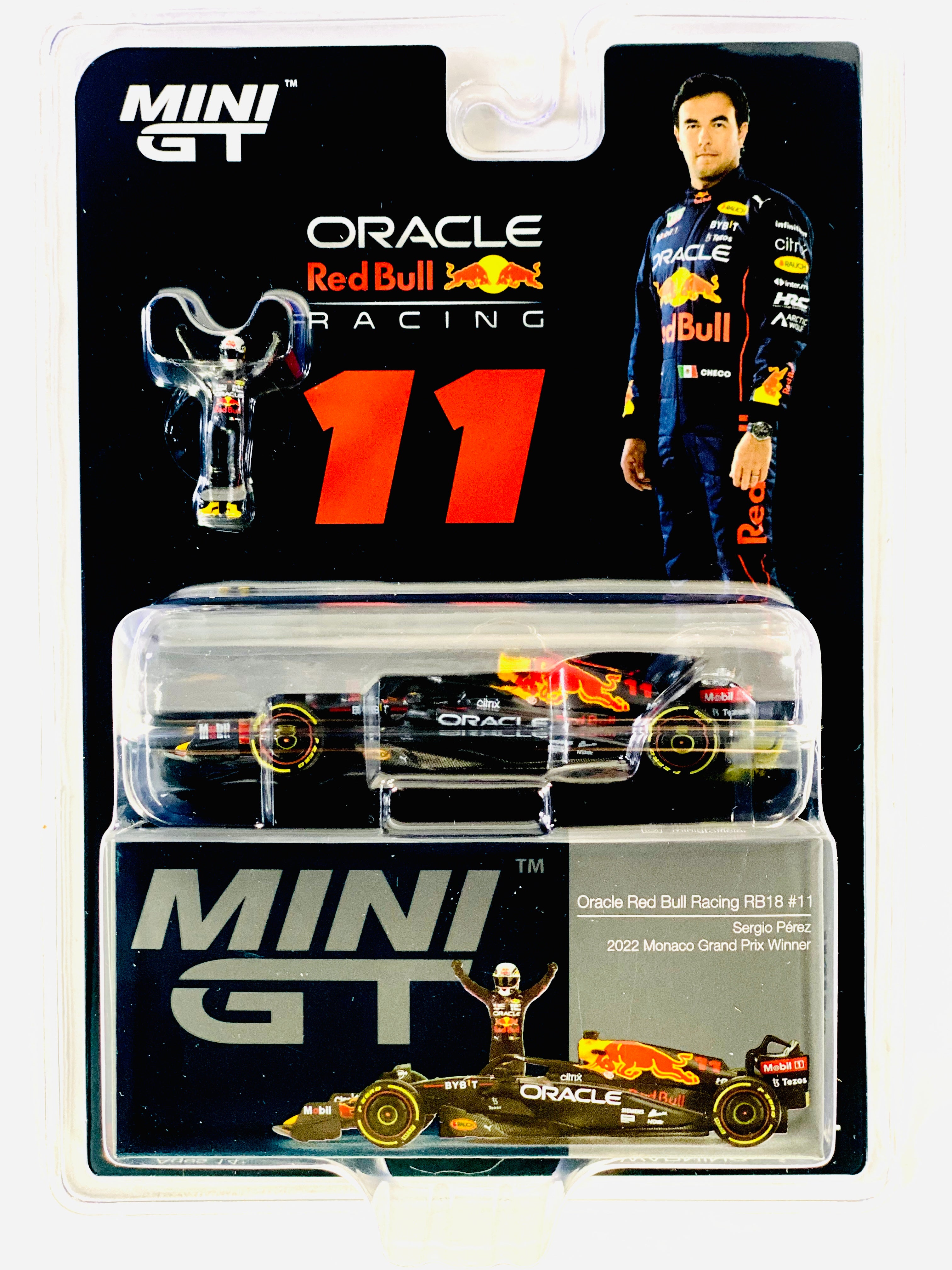 ミニカー MINI GT Oracle Red Bull Racing RB18 #11 Mini Gt Mijo Exclusives F1 Oracle Red Bull Racing RB18 #11 Sergio