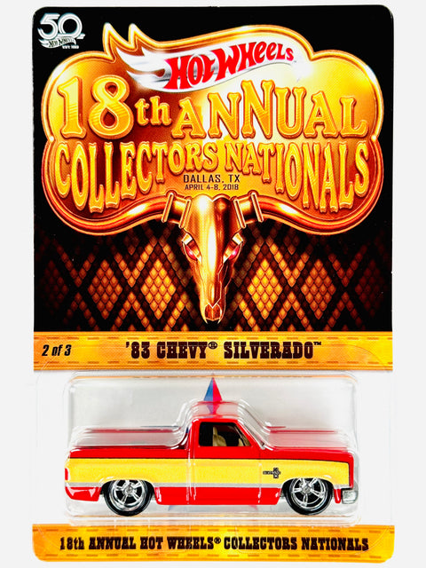 Hot Wheels 2018 18th Annual Collectors Nationals Convention Dallas, Tx '83 Chevy Silverado Truck