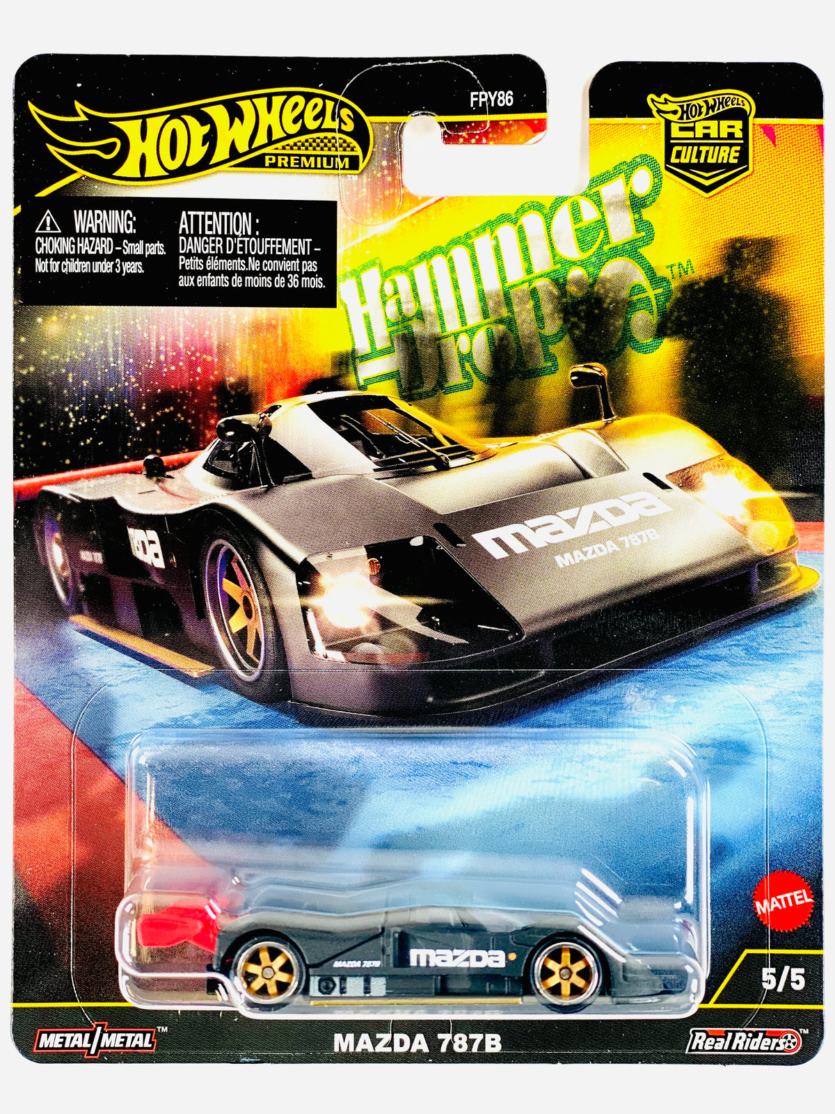 Hot Wheels Mazda 787B Iconic LeMans 2025 - Modello Da Collezione Bianco Scala 1:64 Con Motore Rotante #226 - Foto 2