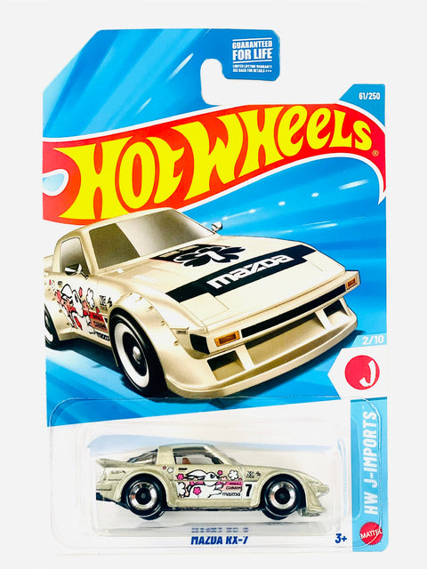 Hot Wheels HW J-Imports Mazda RX-7 (61/250) - Damaged Card/Blister
