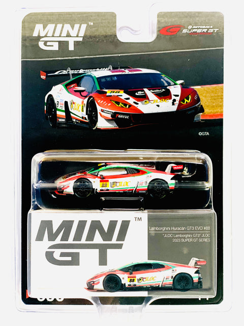 Mini GT Mijo Exclusives Japan Exclusive Lamborghini Huracán GT3 EVO2 #88 “JLOC Lamborghini GT3” JLOC 2023 Super GT Series #690
