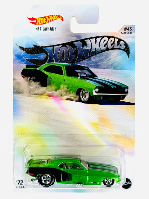 Hot Wheels 2024 NFT Virtual Garage Series 8Quarter Mile Heros '72 Plymouth Cuda FC - Damaged Card/Open Box