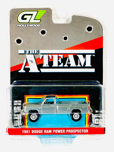 Greenlight Hollywood The A-Team 1981 Dodge Power Ram Prospector Truck Raw Chase