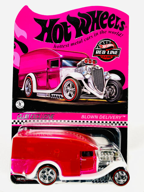 Hot Wheels 2022 RLC Blown Delivery Pink Party Car - Damaged Card