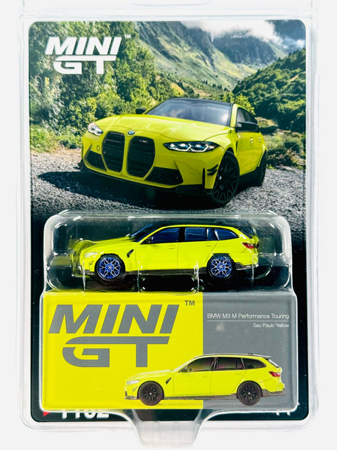 Mini GT BMW M3 M Performance Touring Sao Paulo Yellow #1102 Chase