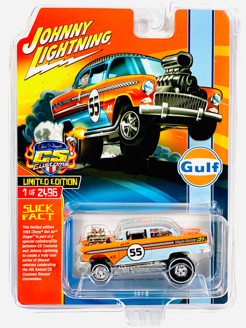 Johnny Lightning Exclusive Gulf 1955 Chevy Bel Air