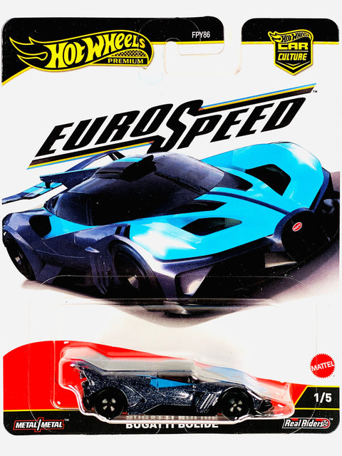 Hot Wheels 2025 Car Culture Bugatti Bolide Factory Sealed Solid Pack (4 Cases)