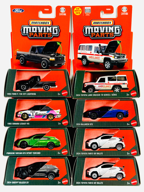 Matchbox 2026 Moving Parts Mix 5 Factory Sealed Case N (8 Cars)