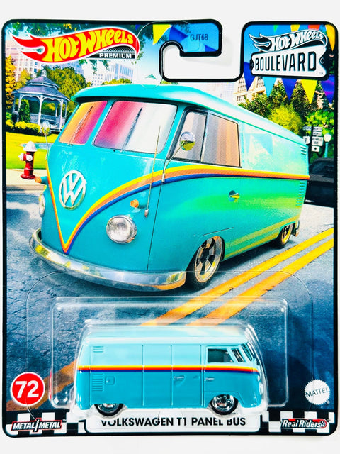 Hot Wheels 2023 Boulevard Volkswagen T1 Panel Bus #72 - Damaged Card