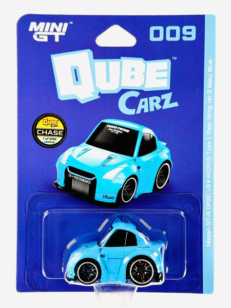 Mini GT QubeCarz Series 2 Liberty Walk Nissan GTR (R35) LB WORKS