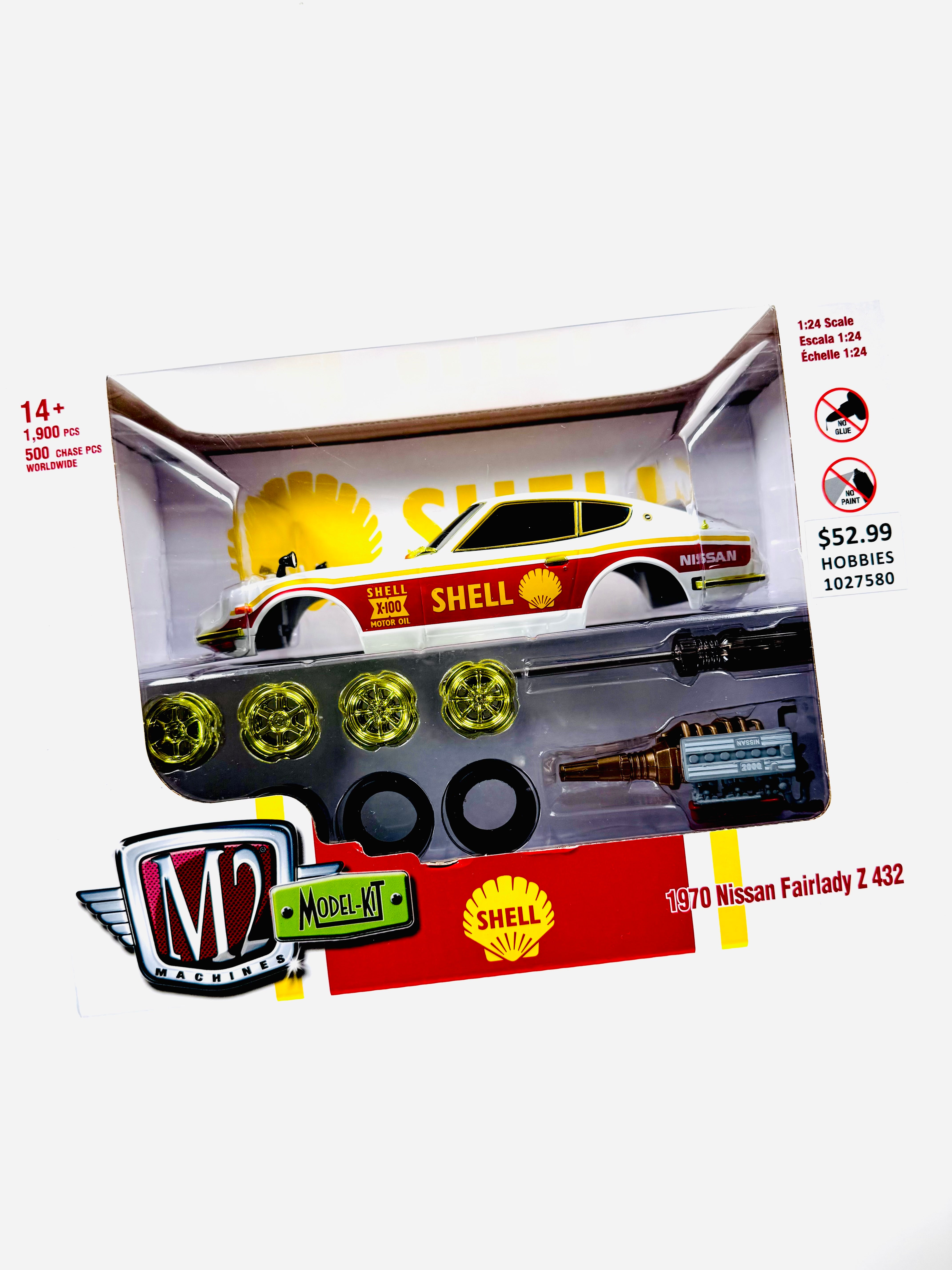 RCMoDELEX MEX D110 1/10 キット M2 Machines 1/24 Scale Model Kit 1970 Nissan Fairlady Z 432 Chase