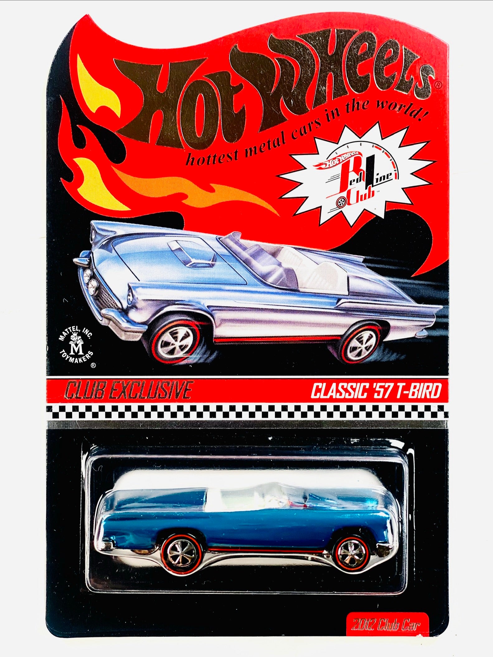 Hot Wheels 2012 RLC Club Exclusive Classic '57 T-Bird Blue