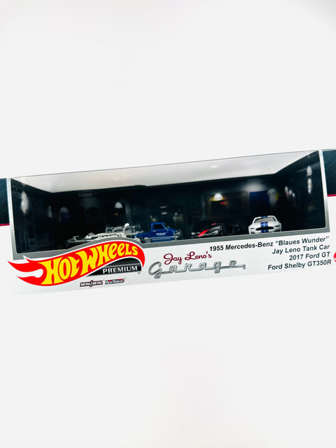 Hot Wheels 2024 Wal-Mart Exclusive Car Culture Premium Jay Leno's Garage Box Set Diorama - Damaged Box