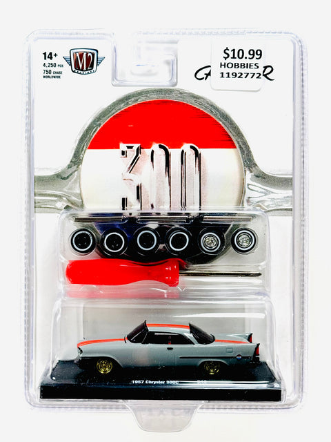 M2 Machines Auto-Wheels 1957 Chrysler 300C Chase - Damaged Blister