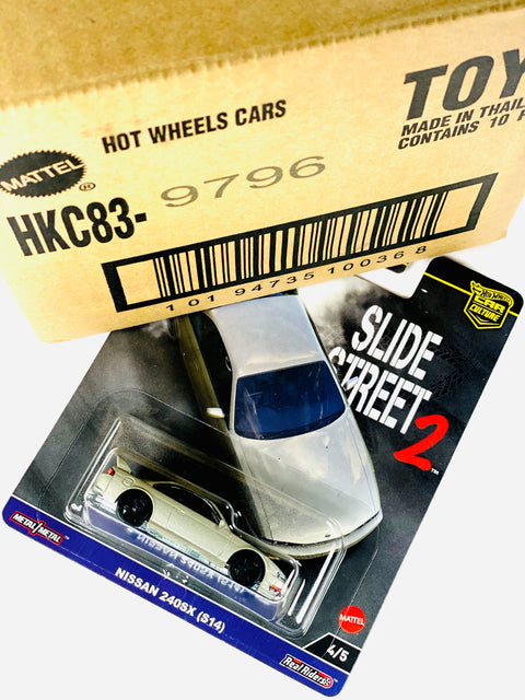 Hot Wheels 2023 Car Culture Nissan 240SX (S14) Factory Sealed Solid Pack (10 Cars)