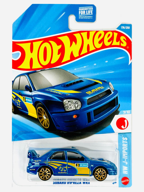 Hot Wheels HW J-Imports Subaru Impreza WRX (176/250) - Damaged Card/Blister