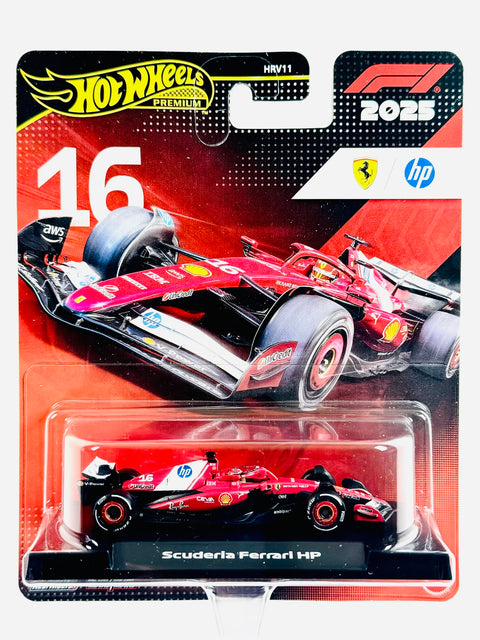 Hot Wheels 2025 F1 Formula 1 Race Team Charles Leclerc Scuderia Ferrari HP #16