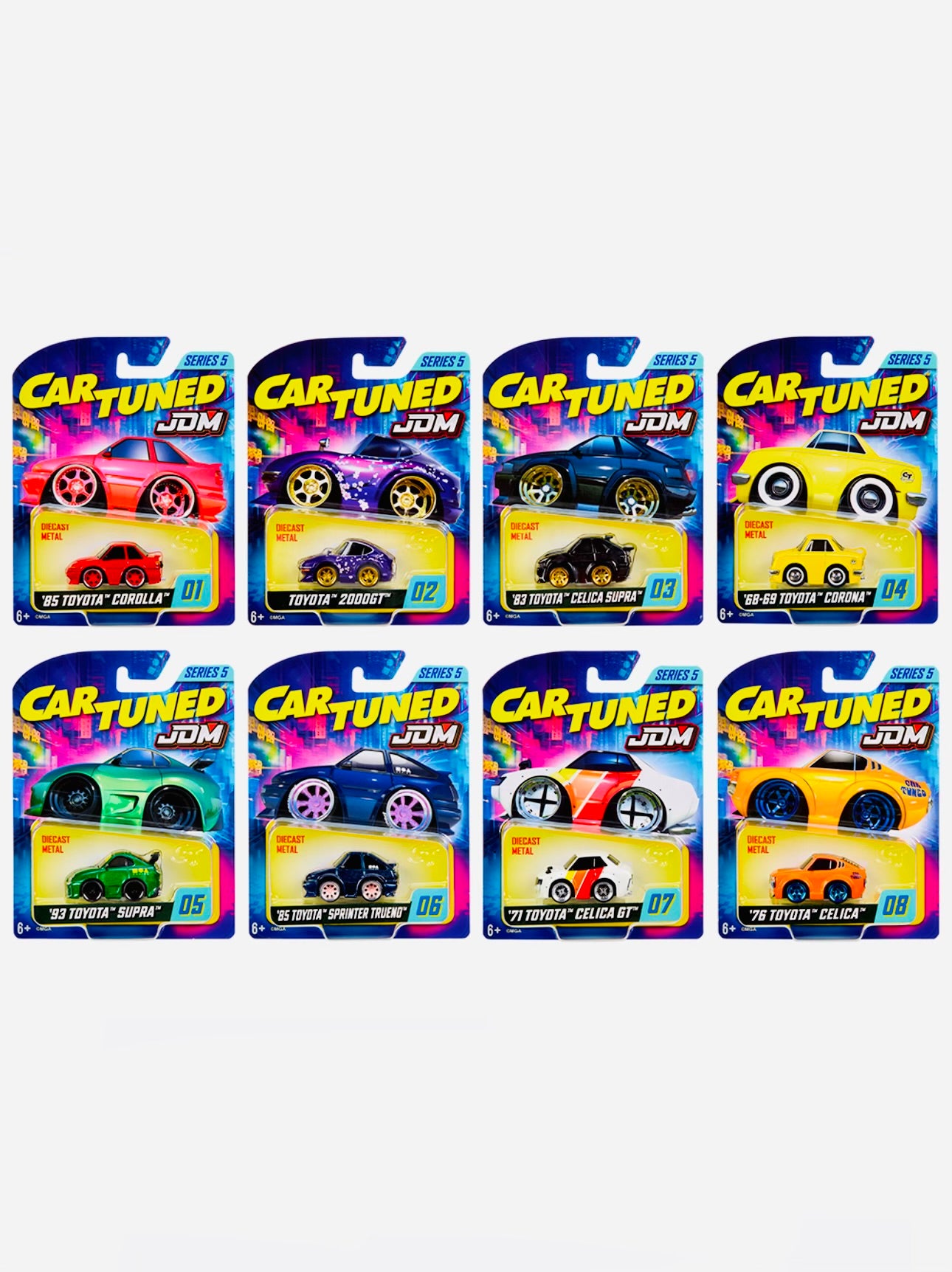 CarTuned Series 5 JDM Tuners Assortment Factory Sealed Assortment