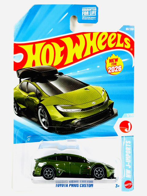 Hot Wheels HW J-Imports Toyota Prius Custom (60/250) - Damaged Card