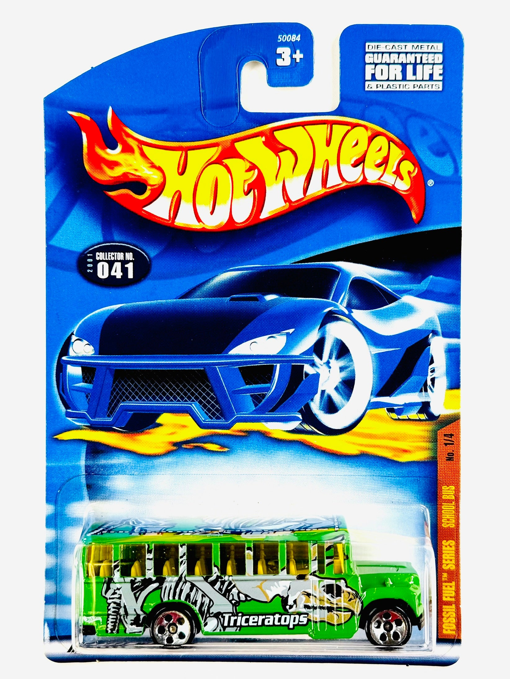 Hot Wheels Fossil Fuel Series School Bus - Damaged Card – Jcardiecast