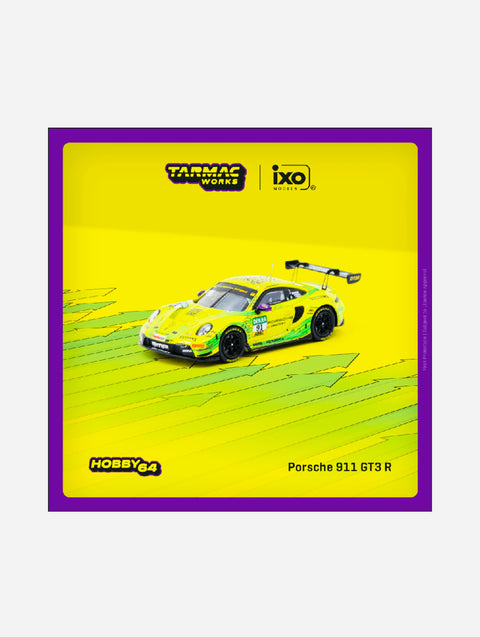 Tarmac Works Hobby 64 Factory Sealed Porsche 911 GT3 R Yellow