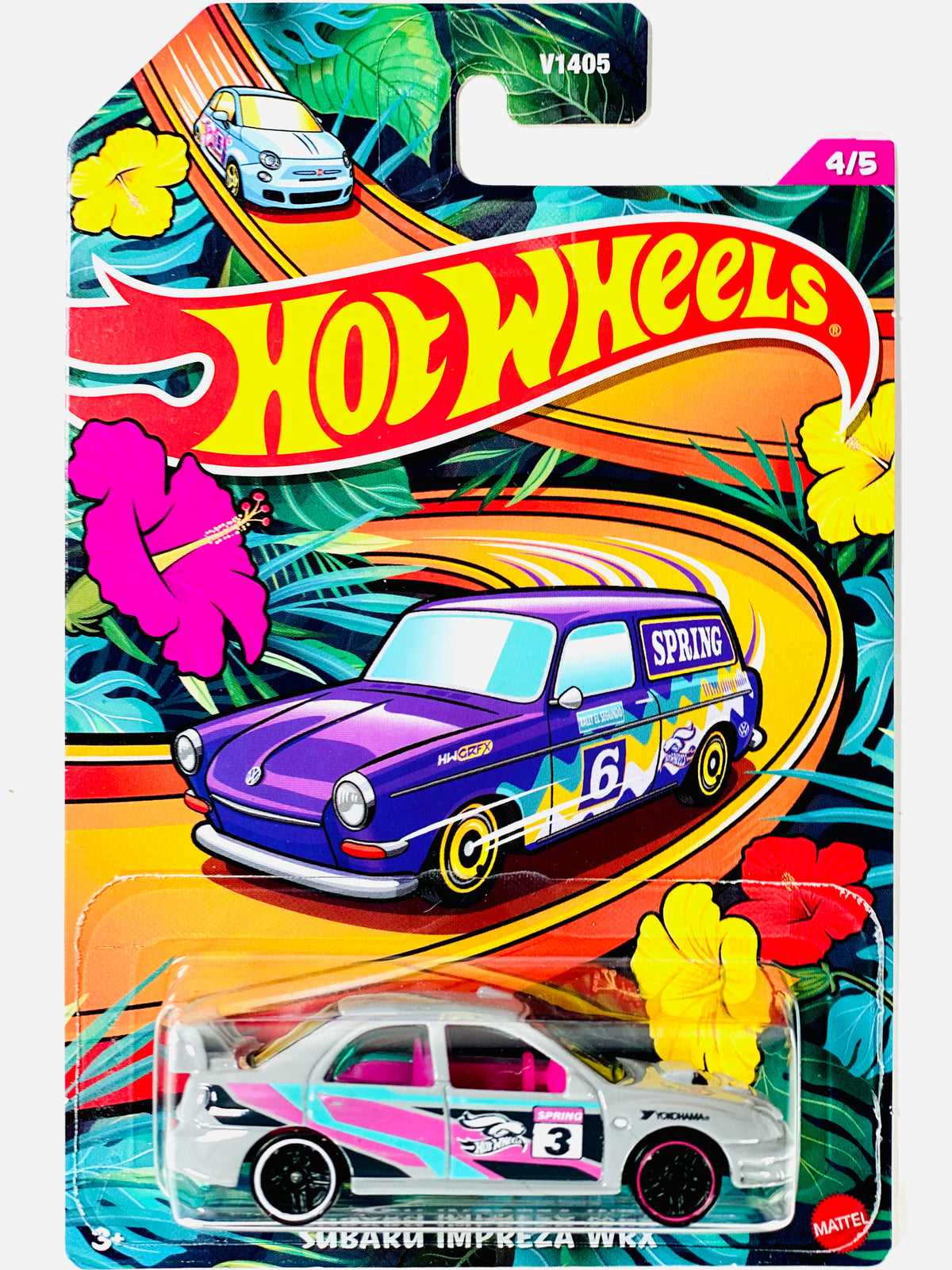 HOT WHEELS 2024 EASTER SUBARU IMPREZA WRX (4/5) Jcardiecast