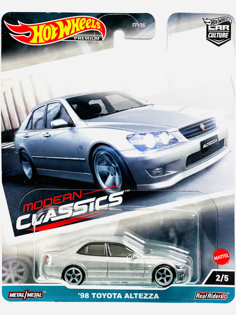 Hot Wheels 2023 Car Culture Modern Classics Case E '98 Toyota Altezza - Damaged Card/Blister