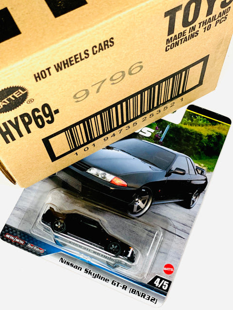 Hot Wheels 2024 Fast & Furious Nissan Skyline GT-R [BNR32] Factory Sealed Solid Pack (10 Cars)