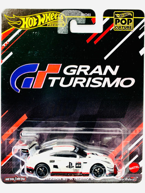 Hot Wheels 2024 Pop Culture Case C Gran Turismo Nissan GT-R Nismo GT3 - Damaged Card