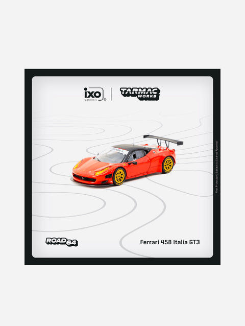 Tarmac Works Road 64 Factory Sealed X iXO Models Ferrari 458 Italia GT3 Red