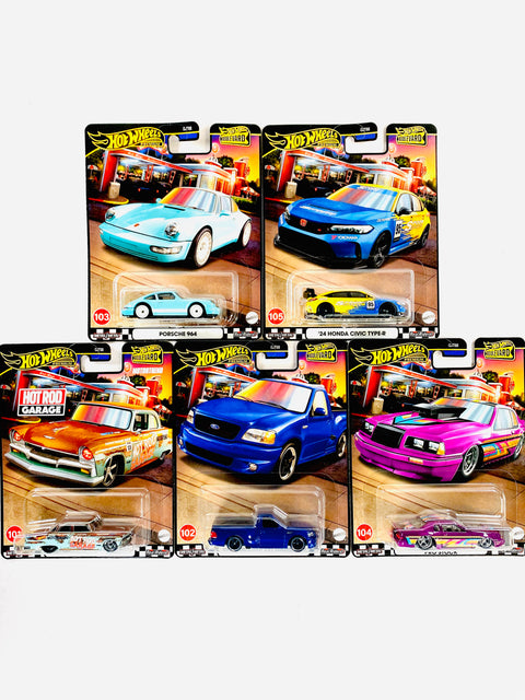 Hot Wheels 2024 Boulevard Case W (Set of 5 Cars)