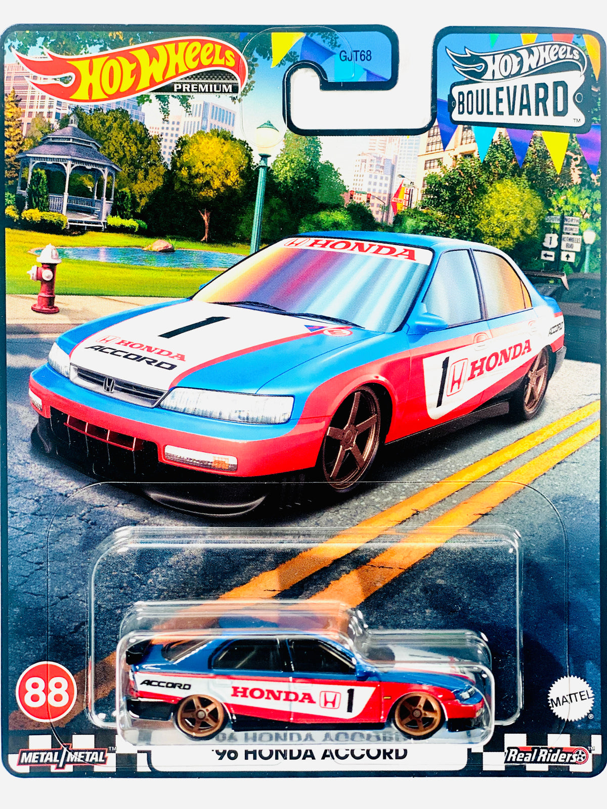 Hot Wheels 2023 Boulevard 96 Honda Accord 88 Jcardiecast