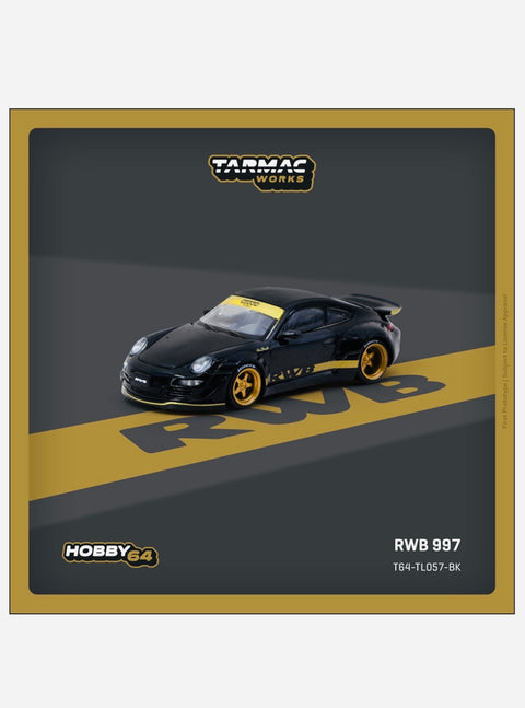 Tarmac Works Hobby 64 Factory Sealed RWB 997 Black
