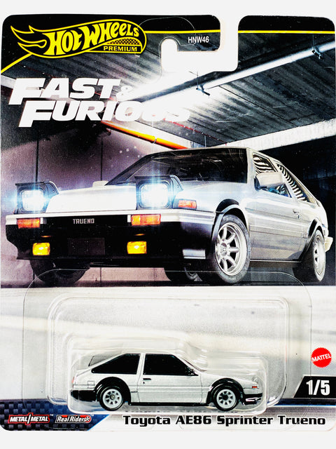 Hot Wheels 2024 Fast & Furious Case E Toyota AE86 Sprinter Trueno - Damaged Card
