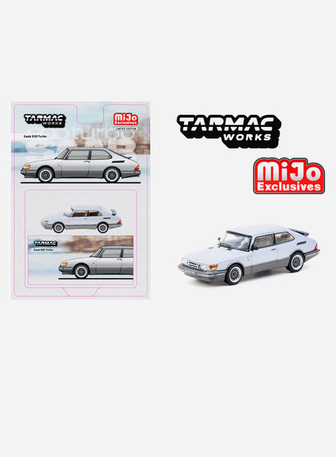 Tarmac Works Mijo Exclusive Saab 900 Turbo Silver