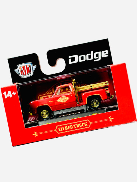 M2 MACHINES LIL RED EXPRESS TRUCK 1978 DODGE ADVENTURER 150 CHASE - Damaged Box