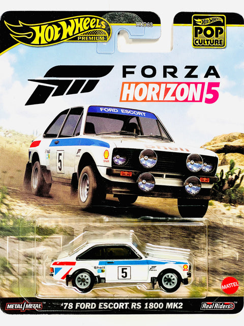 Hot Wheels 2024 Pop Culture Case A '78 Ford Escort RS 1800 MK2 - Damaged Card/Blister