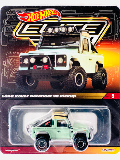 Hot Wheels 2023 RLC Exclusive Elite 64 Land Rover Defender 90 Pickup - Damaged Card