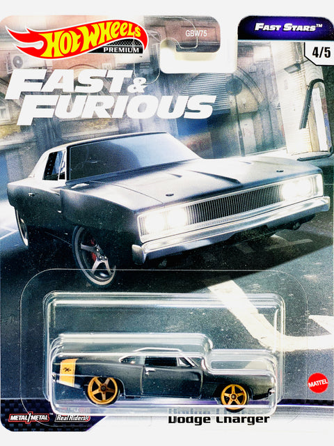 Hot Wheels 2021 Fast & Furious Fast Stars Dodge Charger - Damaged Card