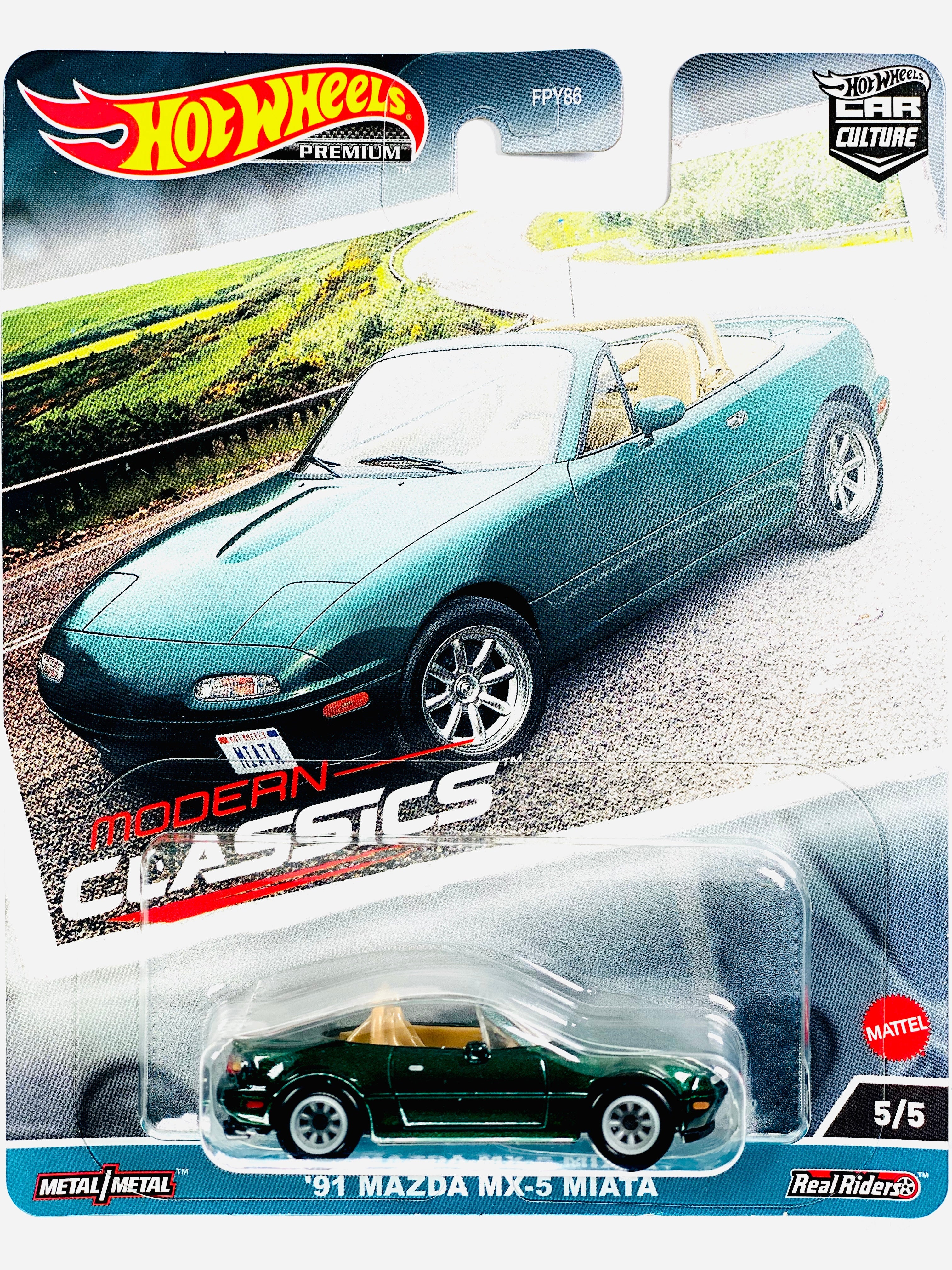 Re-91 マスティモン Hot Wheels 2023 Car Culture Modern Classics Case E '91 Mazda Mx-5