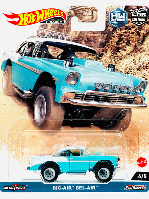 Hot Wheels 2023 Car Culture Off-Road Case F Big-air Bel-Air - Damaged Card